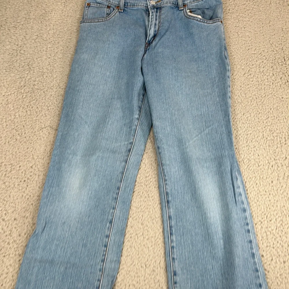 Levis Classic Relaxed Boot Cut Jeans‎ Y2K Light Wash Blue Size 10MIS L=M